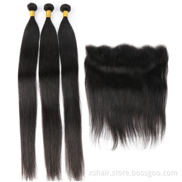 Bulk Sale Silky Straight 10A Human Hair Bundles,Super Double Drawn 12A Raw Hair 12A Virgin Hair Bundles